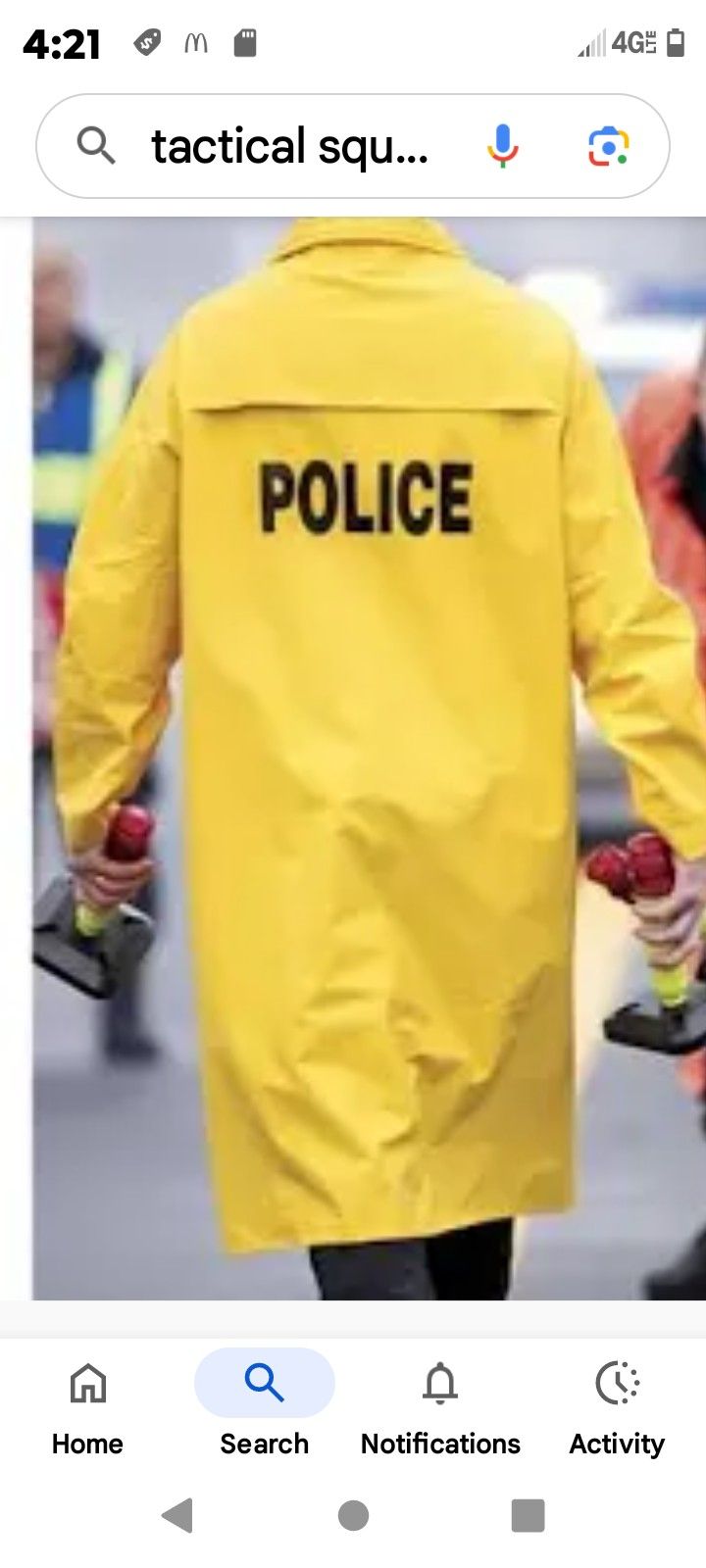 Tactical Squad Raincoat