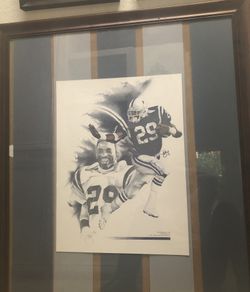 Signed Erick Dickerson Picture