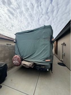 Free trailer cover. Torn in front