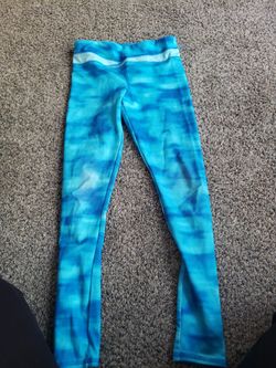 Blue Workout Leggings Size (7-8)