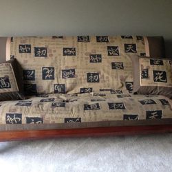 Futon With An Upgraded Mattress 