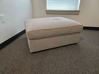 Grey Ikea Storage Ottoman