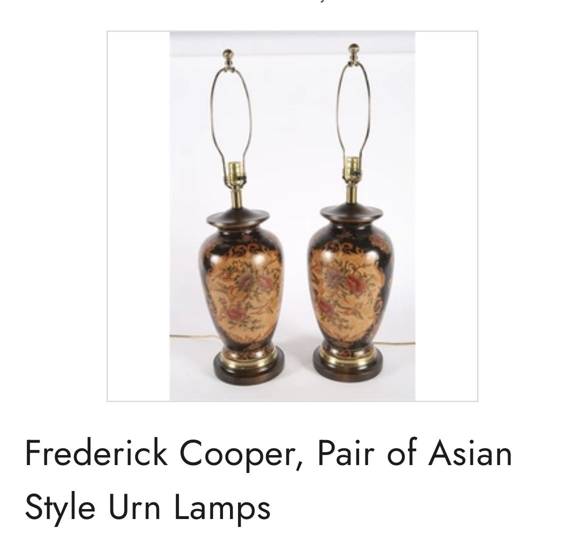 Vintage Lamps