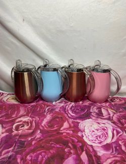Stainless steel sippy cups 10 oz (100)