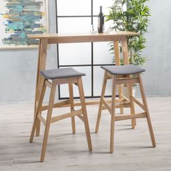 [Lightly Used] Mid Century Modern Bar Table Set