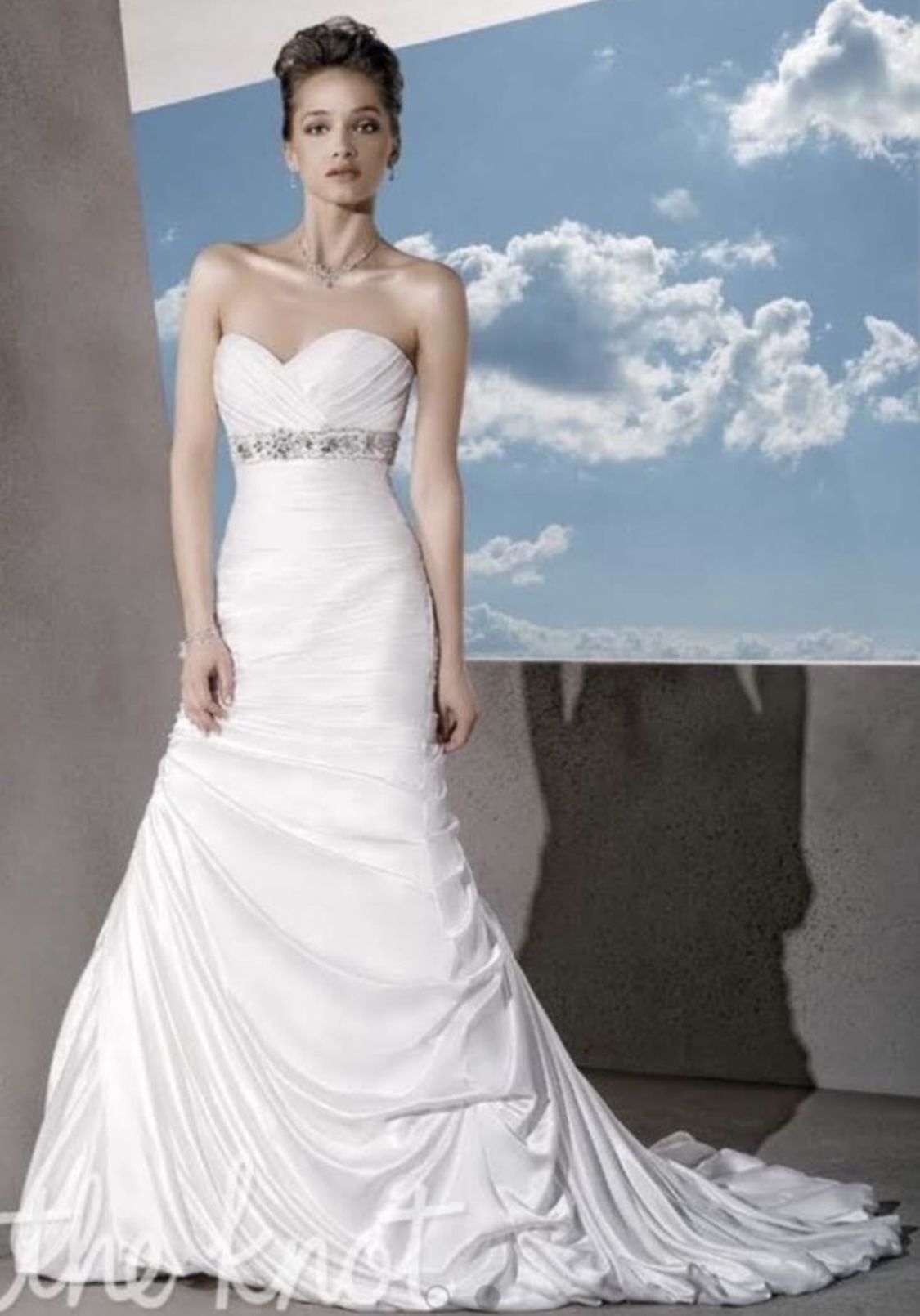 Demetrios Strapless Wedding Dress (size 2)!