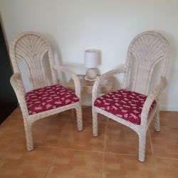 Rattan Chair Pretty In Pink