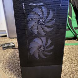 ABS PC Case w/ 650W PSU + 3 Fans (Prebuilt Case – Good Condition