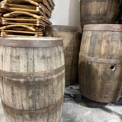 Rustic Wooden Wine Barrels | Wedding Decor / Event Props / Bar Display