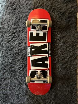 Baker board with independent trucks and louie lopez wheels