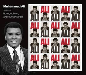 Muhammad Ali Sheet of 20 Forever Stamps
