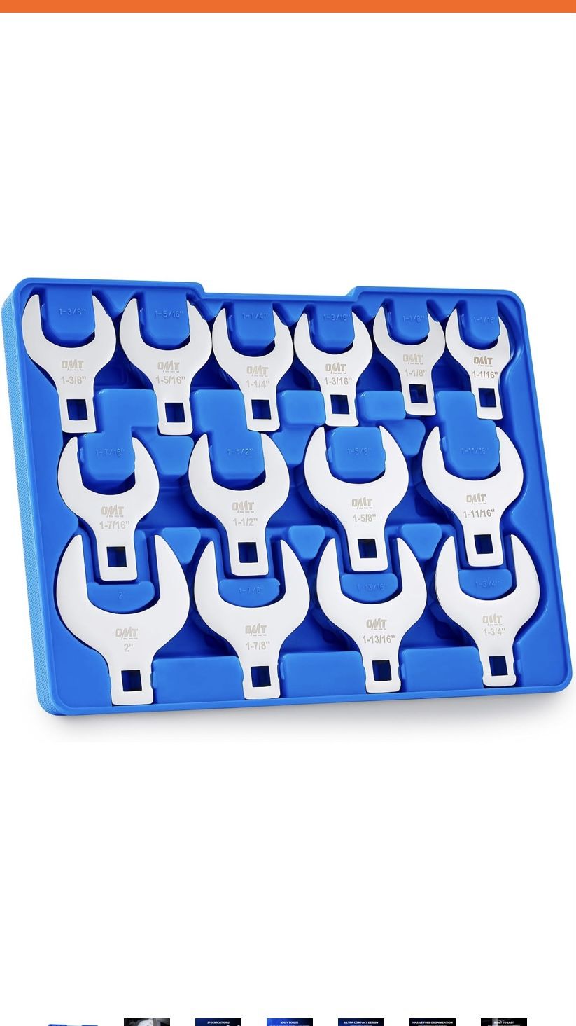 Orion Tools crowfoot set