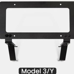 2023 Tesla Model Y Front License Plate Bracket And Sunshade