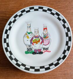 Vintage Trisa Whimsical White Stoneware