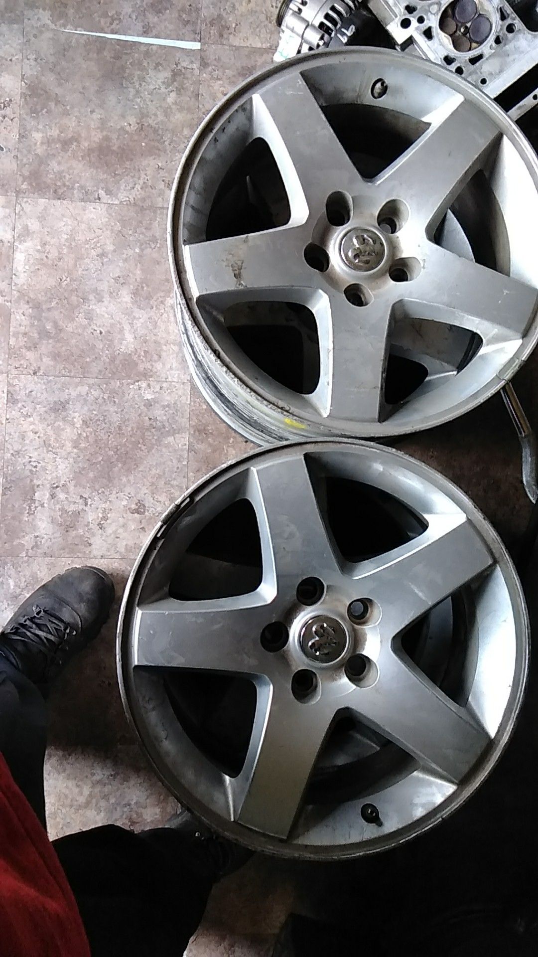 2008 charger set of wheels