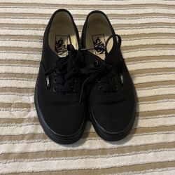 All Black Vans