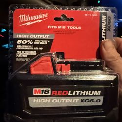 Milwaukee High Output Battery Xc 6.0