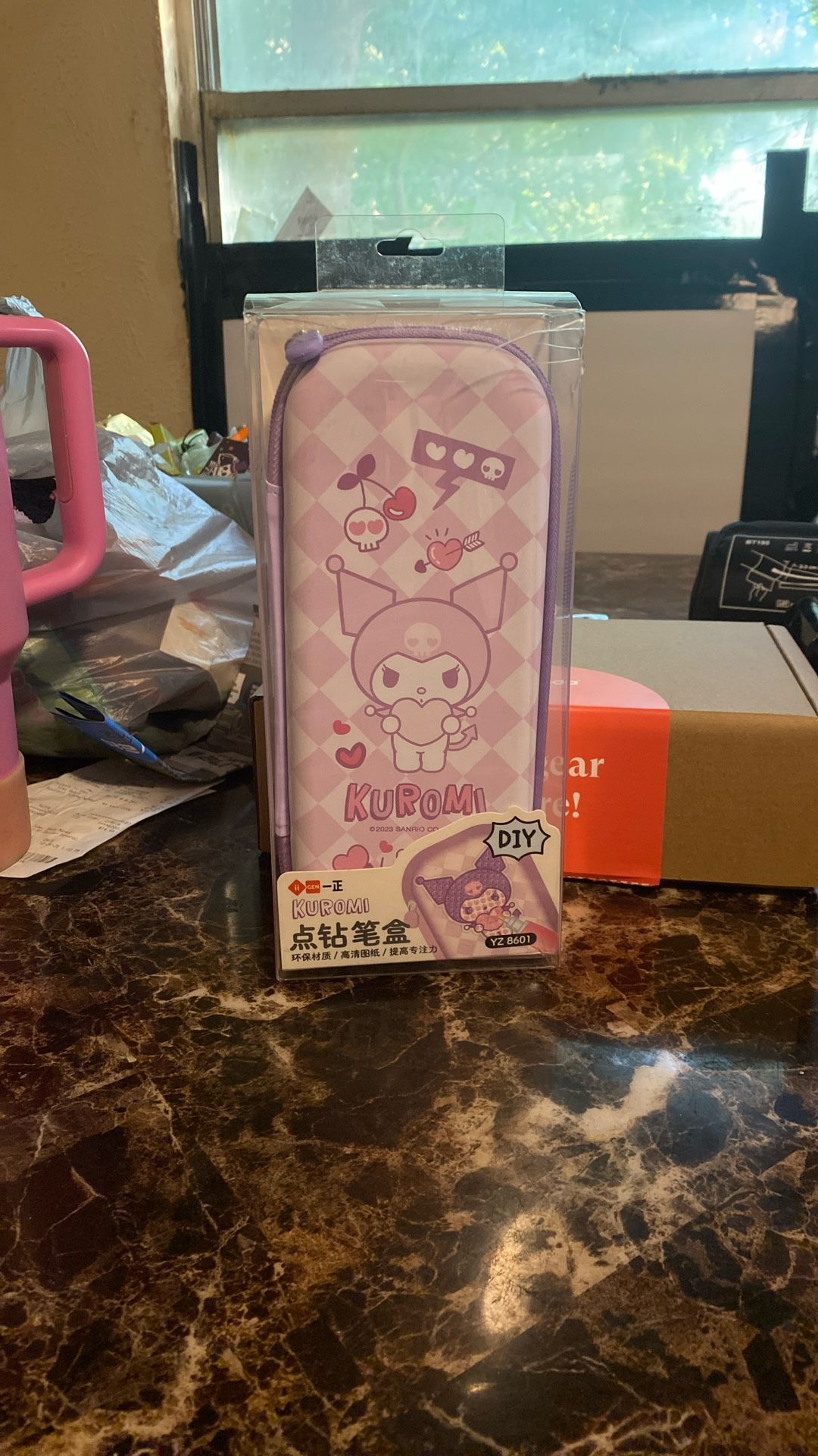 Sanrio Licensed Kuromi DIY Cubic Art Pencil Case 