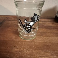 Vintage Welch’s Tom & Jerry Glass – 1990s Cartoon Collectible