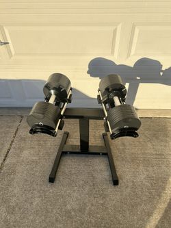 New 80Lb Adjustable Dumbbells 