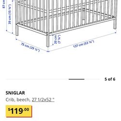 IKEA Crib