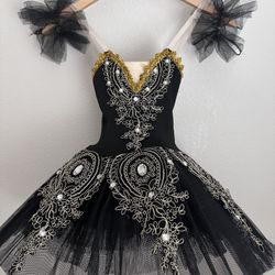 Black Swan Ballet Halloween Costume Size 5-7