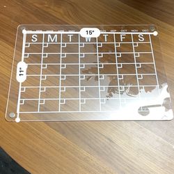 Acrylic Magnetic Calendar