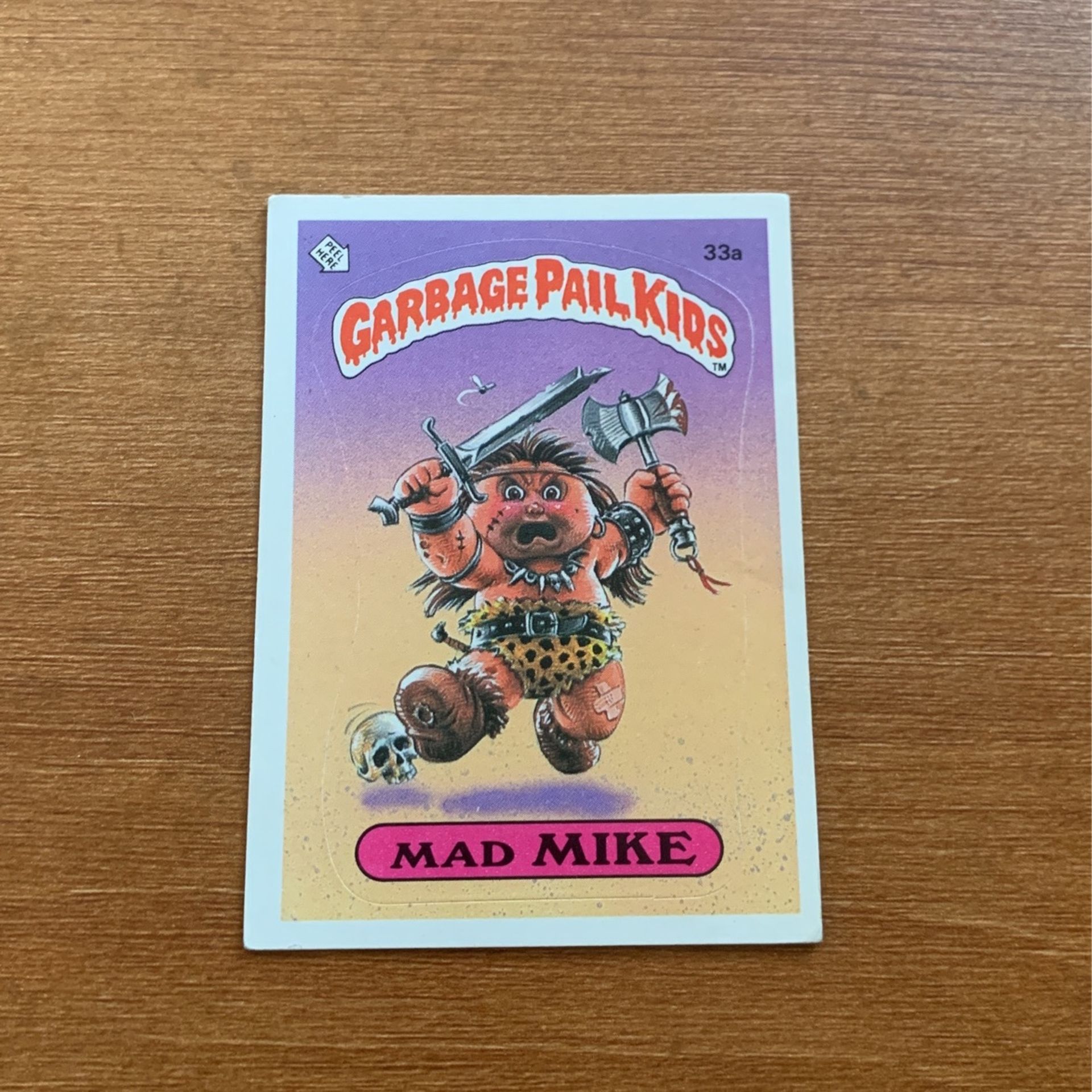 Garbage Pail Kids - Series 1 Mad Mike 33a