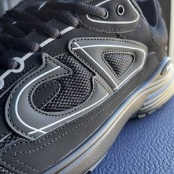 Dixr B30 Black, White & Silver Fashion Sneakers 