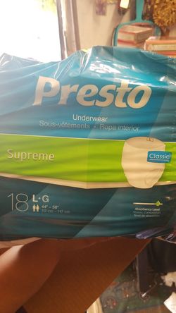 Presto underwear L and XL