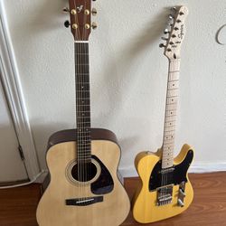 Electric Guitar & Acoustic Guitar