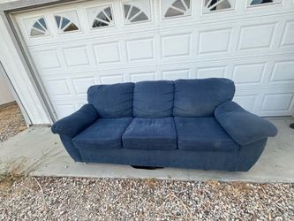 Blue couch