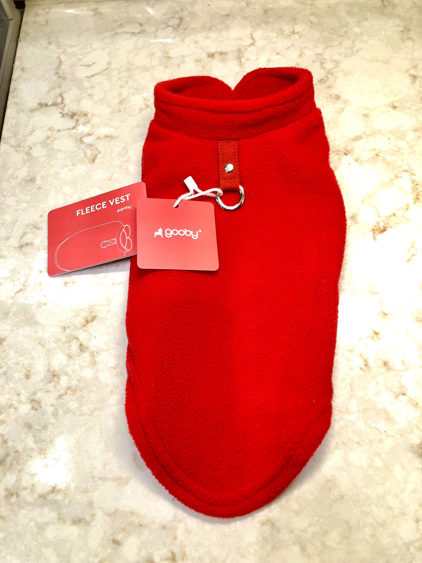 FLEECE DOG SHIRT OR COAT WTH LEASH ATTACHMENT BRAND NEW With TAGS