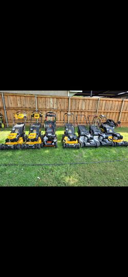 Lawn mower echo  dewalt murray 21in y 22in