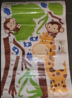 Kids Growth Chart  Large Wall Sticker