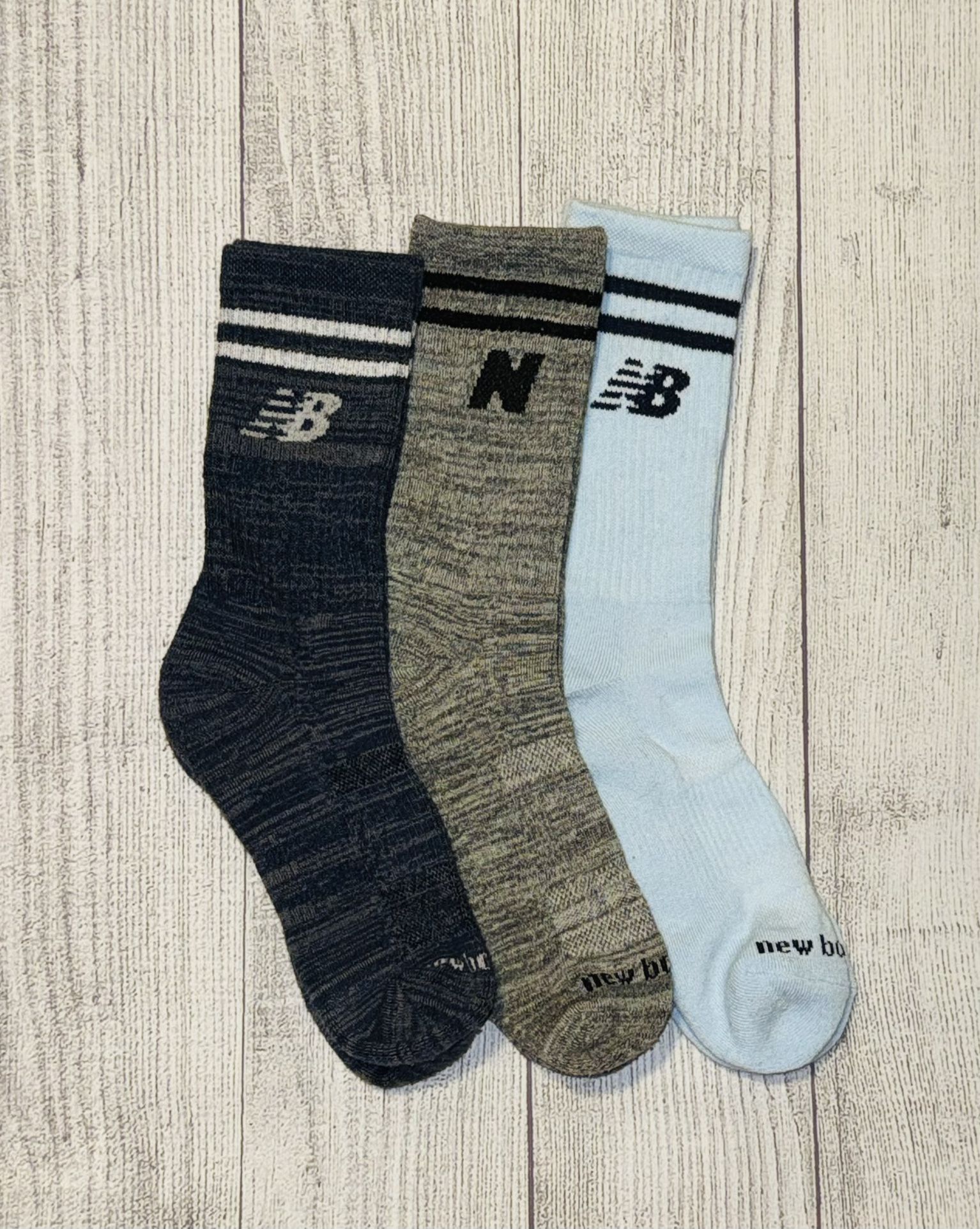 NEW BALANCE Women’s 3-Pack Socks; NEW Without Tags; Half Calf Vintage style