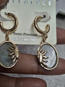 Sun Dangling Earrings 