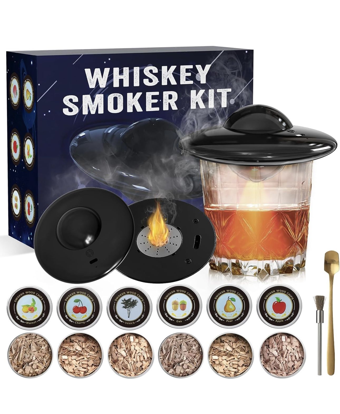 Electric Whiskey Smoker Kit