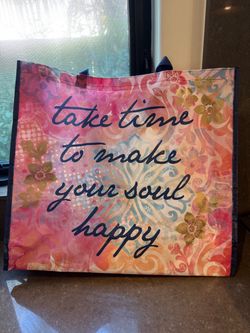 Large pretty tote bag