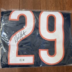 Dennis Gentry 1985 Chicago Bears signed jersey Auto BAS Men's XL
