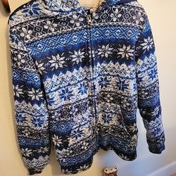 Aeropostale Full Zip Fleece Jacket Sz M #ASW93988P