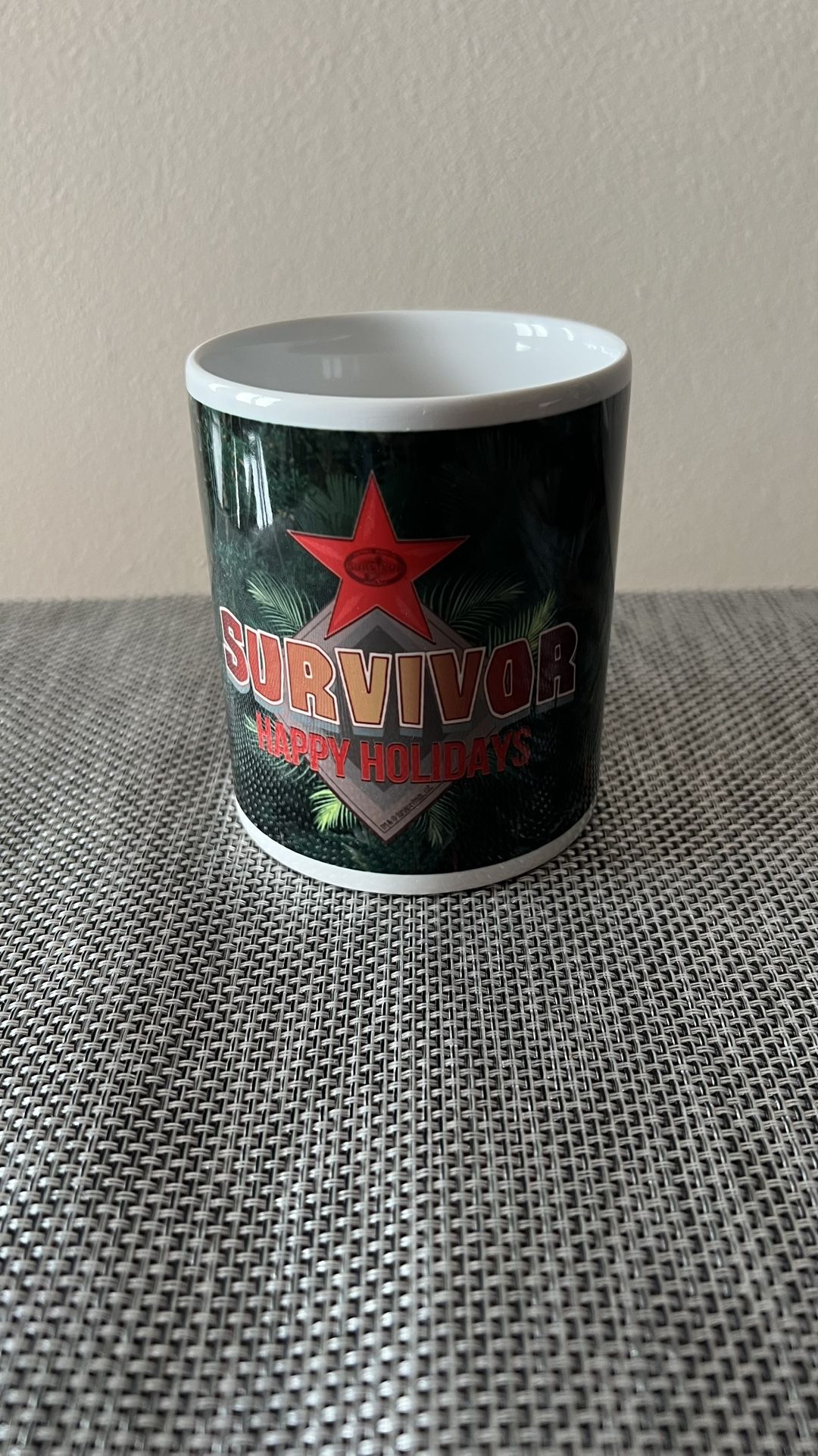 New! Survivor Happy Holidays Coffee Mug  