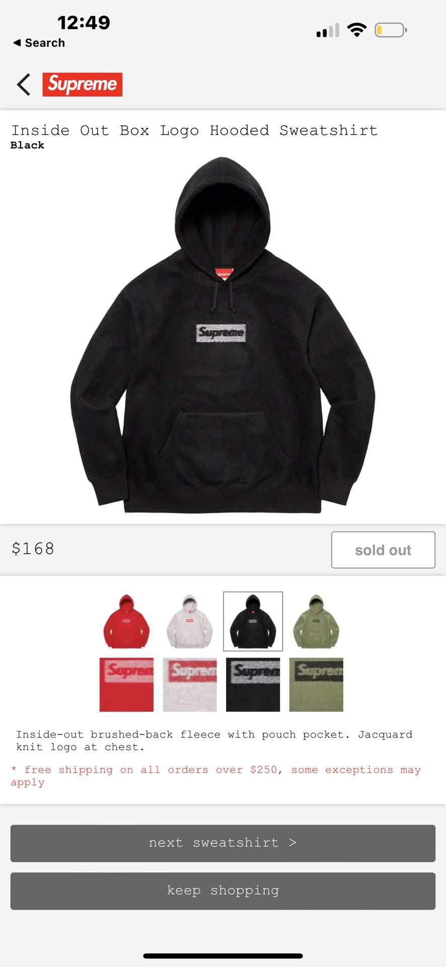 Supreme Inside Out Box Logo Hoodie for Sale in Phoenix, AZ - OfferUp