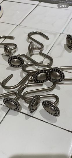 Vintage Pottery Barn Shower Curtain Hooks 