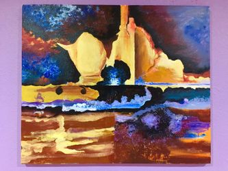 Contemporary art painting