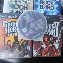 5 Guitar Hero And Rockband Games For Playstation 2
