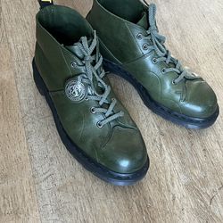 Dr. Martens  Church Buckingham Monkey Boots | green | Men’s 9 | Women’s 10