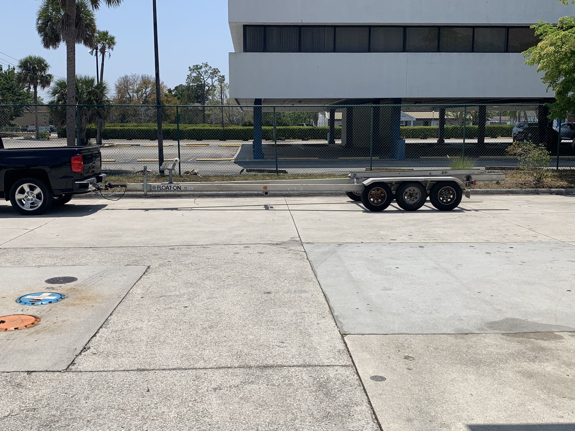 Float On Triple torsion axle aluminium boat trailer for Sale in Port St