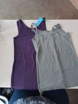 Tank Tops / Gray And Purple (Both Together)