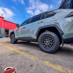 Black Rhino Boxer With New All Terrain Tires Rav4 Toyota Highlander Subaru Fitment